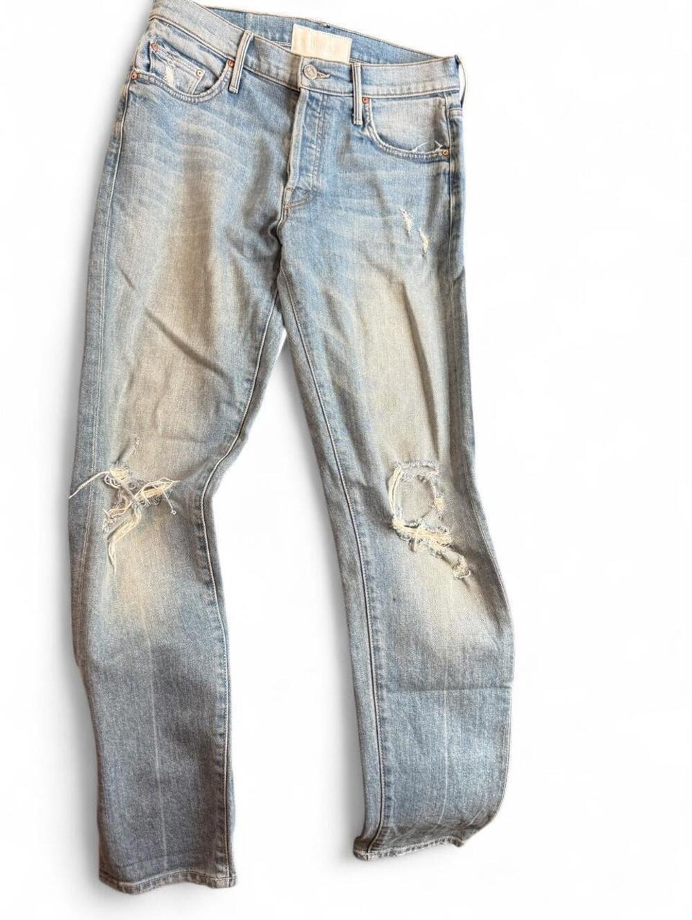 MOTHER SUPERIOR The STINGER FLOOD Jeans Skinny High As The Heavens-Size 26